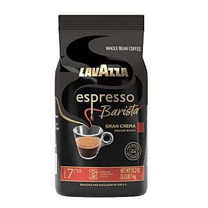Select Accts: 2.2-Lb Lavazza Espresso Barista Gran Crema Whole Bean Coffee Blend 3 for $34.60 w/ S&S + Free S&H