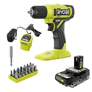 Ryobi One+ 18V Cordless 3/8" Drill/Driver Kit w/ Battery/Charger $39.90 + Free S&H