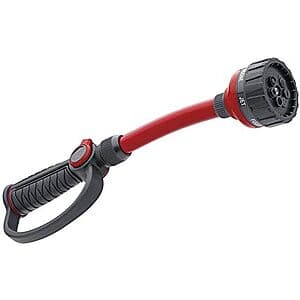 14-inch Orbit Pro Flo watering wand with black grip handle and thumb control trigger, featuring multiple spray pattern selector.