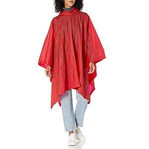 totes Adult's Rain Poncho: Royal $4 or Red $3.50
