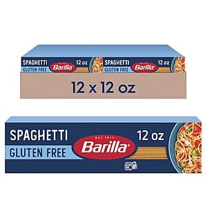 12-Pack 12-Oz Barilla Gluten Free Spaghetti $18.05 w/ Subscribe & Save & More