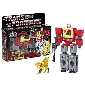 Transformers Retro 40th Anniversary Autobot Blaster & Steeljaw Toy Action Figures $25