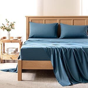 4-Pc Comfort Spaces Coolmax Moisture Wicking Cooling Sheet Set (Queen, 2 Colors) from $18