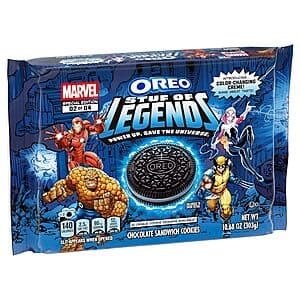 10.68-Oz OREO Marvel Stuf of Legends Chocolate Sandwich Cookies $2.25