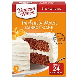 15.25-Oz Duncan Hines Signature Perfectly Moist Carrot Cake Mix $1.05 w/ Subscribe & Save