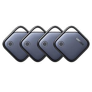 Prime Members: 4-pk UGREEN FineTrack Smart Finder Bluetooth Tracker (iOS Only) $20 & More + Free Shipping