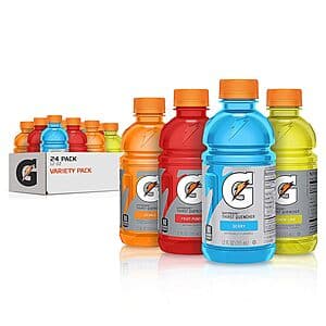 24-Pack 12-Oz Gatorade Classic Thirst Quencher Sports Drink (Variety Pack) $12.85 w/ Subscribe & Save