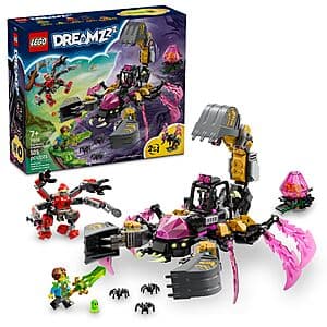 505-Pc LEGO Dreamzzz Nightmare Scorpion Digger Building Set $35