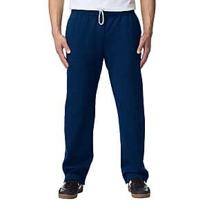 Prime Members: Gildan Men's Fleece Sweatpants w/ Pockets (Navy) from $5.25 + Free Shipping