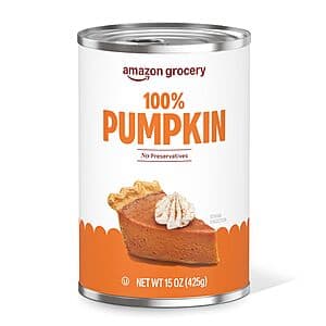 Select Locations: 15-Oz Amazon Grocery Canned 100% Pumpkin $1.50