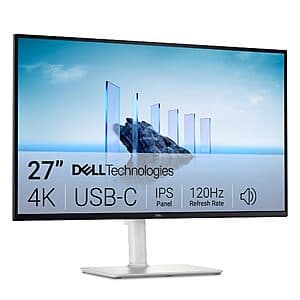 27" Dell 27 Plus S2725QC 3840x2160 120Hz 4ms IPS FreeSync Monitor w/ USB Hub $250 + Free Shipping