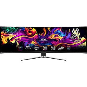 Sam's Club Members: 49" MSI DQHD 5120x1440 144Hz Curved OLED Gaming Monitor $599 + Free S&H w/ Plus