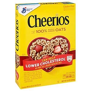 8.6oz Cheerios Breakfast Cereal $1 w/ Subscribe & Save