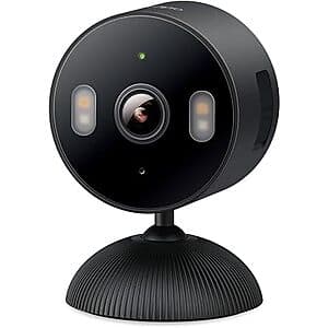 Tapo 1080p Indoor/Outdoor Security Camera w/ Color Night Vision & AI Detection $18