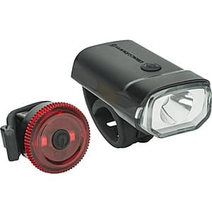 2-Piece Blackburn 75 Lumen Front and Rear Bicycle Light Set $7