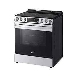 Costco Members: Select Locations: LG 6.3 cu. ft. Smart Electric Slide-In Range $500 + Free Delivery & Install