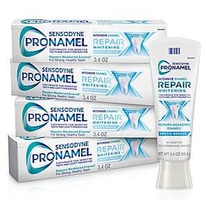 Select Accts: 4-Pack 3.4-Oz Sensodyne Pronamel Intensive Enamel Repair Toothpaste $16.20 w/ Subscribe & Save