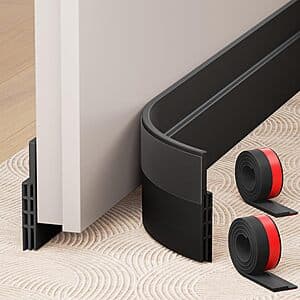 Prime Members: 2-Pack 39" Hojoy Under Door Draft Stopper (Black) $5.70 + Free Shipping