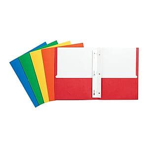 School Supplies: 70-Page Notebook $0.35, 2-Pocket Presentation Folder $0.25 & Much More + Free Pickup