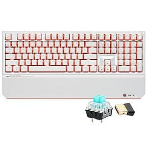 Hexgears X5 Wireless Mechanical Keyboard w/ Kailh Box 3.0 Switch & Wrist Rest (Various) $31.80 + Free S&H