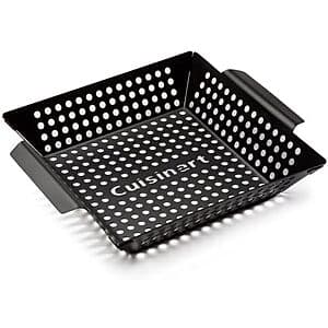 11" Cuisinart Perforated Non-Stick Grill Basket Wok $8.75