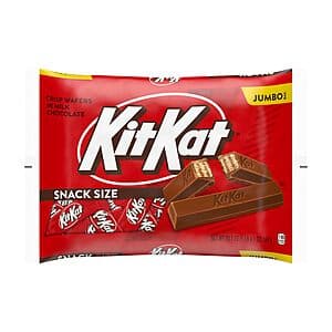 20.1-Oz Kit Kat Milk Chocolate Wafer Candy Bars (Jumbo Bag, Snack Size) $6.20 w/ Subscribe & Save