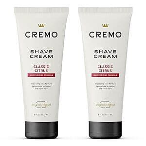 Select Accounts: 2-Pack 6-Oz Cremo Men's Shave Cream (Classic Citrus) $7.45 w/ Subscribe & Save