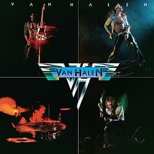 Van Halen self-titled vinyl LP featuring 2015 remastered tracks with classic album artwork.
