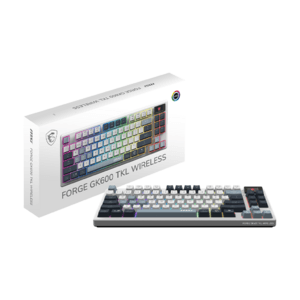 MSI Forge GK600 TKL Wireless Mechanical Gaming Keyboard + MSI Keyboard ClearCaps $54 + Free S&H
