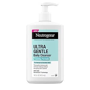 16-Oz Neutrogena Ultra Gentle Foaming and Hydrating Face Wash $5.95 w/ Subscribe & Save
