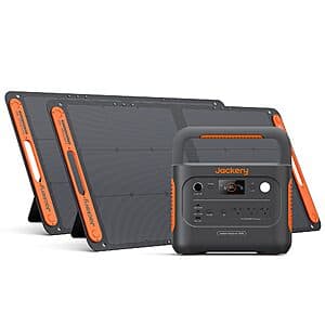 Jackery Solar Generator 1000 v2 w/ 2x SolarSaga 100W Solar Panels $599 + Free Shipping