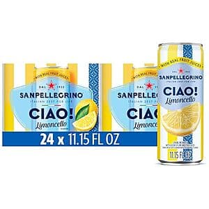 Select Accounts: 24-Pk 11.5-Oz Sanpellegrino Ciao Limoncello Sparkling Water $8.50 w/ S&S