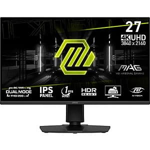27" MSI MAG 275UPD E14 3840x2160 4K UHD 144Hz 1ms Rapid IPS Monitor $200 + Free Shipping