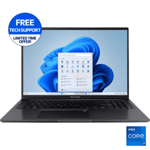Asus Vivobook Laptop: i7-1355U, 16" WUXGA, 16GB RAM, 512GB SSD, Intel Iris Xᵉ $399 + Free Shipping