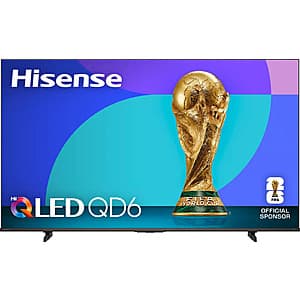 50" Hisense QD6 Series 4K UHD HDR QLED Smart Fire TV $180 + Free S&H