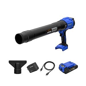 Kobalt 24V Brushless Leaf Blower w/ 3Ah Battery & Charger $79 + Free S&H