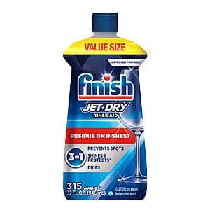 32-Oz Finish Jet-Dry Dishwasher Rinse Aid $7.15 w/ Subscribe & Save