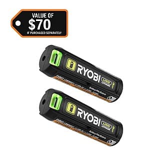 2-Pack Ryobi USB Lithium 3Ah Rechargeable Battery $35 + Free Shipping