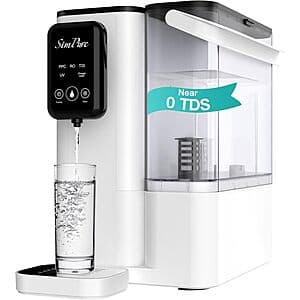6-Stage SimPure Y9T Countertop Reverse Osmosis 300GPD Water Filter $176 + Free S&H