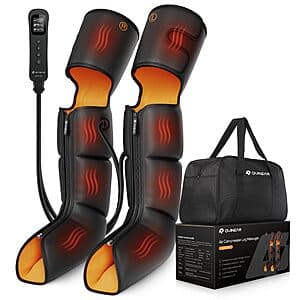 QUINEAR 3-in-1 Foot Calf & Thigh Massager with Heat and Compression $70 + Free Shipping