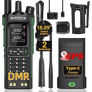 Baofeng DM32UV 10W DMR Digital & Analog Ham Radio Handheld w/ GPS & NOAA $45.50 + Free S&H