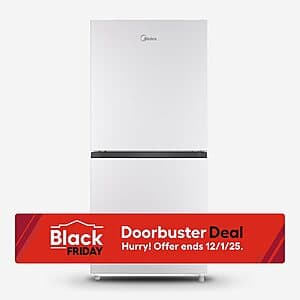 20 Cu.ft. Midea 50/50 Flex 3 Way Convertible Upright Freezer/Refrigerator (White) $400 + Free Store Pickup