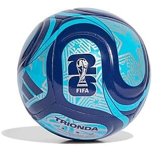 adidas FIFA World Cup 26 Trionda Soccer Ball (Size 3, Night Indigo) $10