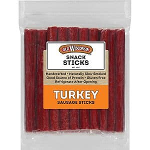 28-Oz Old Wisconsin Turkey Sausage Sticks $10.30 w/ Subscribe & Save