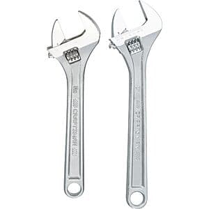 2-Piece Craftsman 10" & 12" Adjustable Wrench Set $13