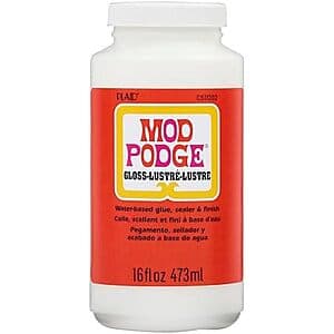 16oz Mod Podge Water Based Gloss Craft Sealer $4.80