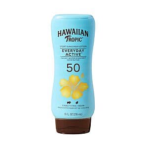 8oz. Hawaiian Tropic Island SPF 50 Sport Sunscreen Lotion (Water Resistant) $3.10 w/ Subscribe & Save