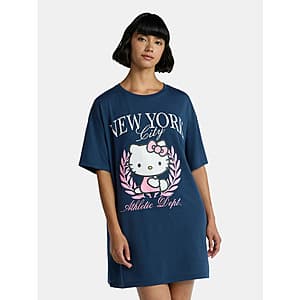 Hello Kitty Women’s Graphic Sleep Tee (Various Styles) from $5.90