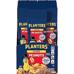 15-Pk 2.5-Oz Planters Salted Peanuts $6.95 w/ S&S