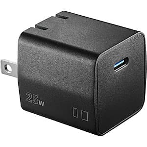 Select Best Buy Stores: Insignia 25W Compact USB-C Wall Charger $6 + Free Pickup